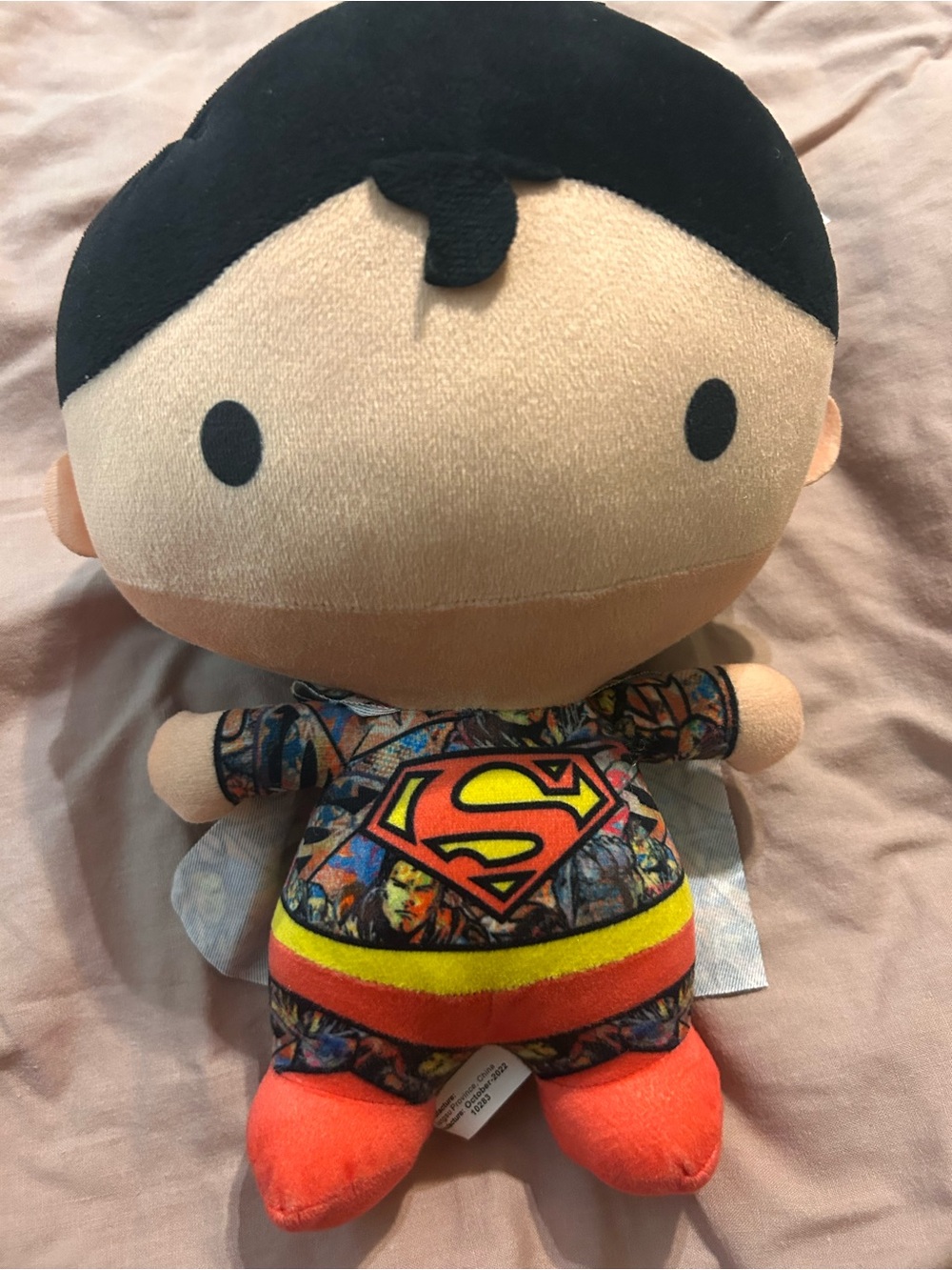 Toy Factory DC Justice League Superman Chibi Plush Comic Print Suit Rare
